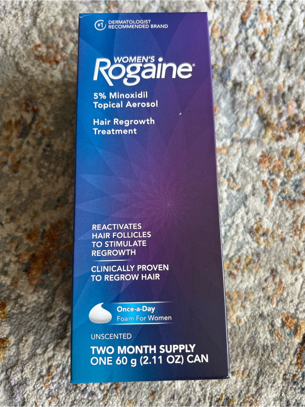 Women's 5% Minoxidil Unscented Foam